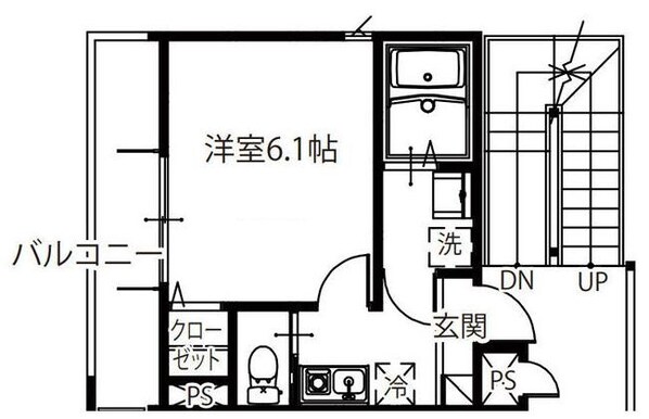 谷塚駅 徒歩10分 2階の物件間取画像